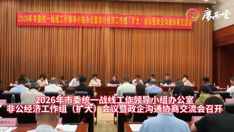 2026年市委统一战线工作领导小组办公室非公经济工作组（扩大）会议暨政企沟通协商交流会召开